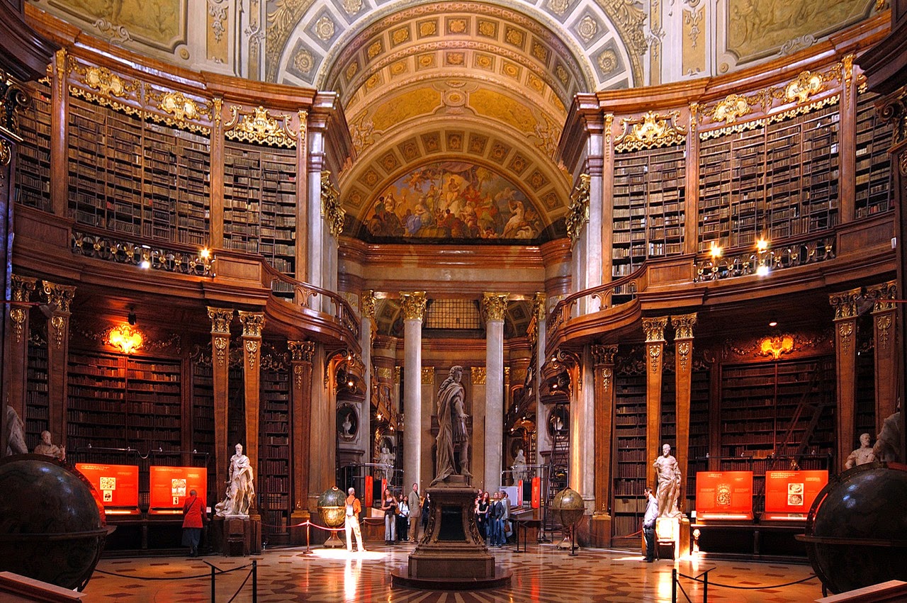 Austrian National Library, Vienna, Austria | bluesyemre